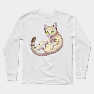 Cozy Sand Cat Long Sleeve T-Shirt